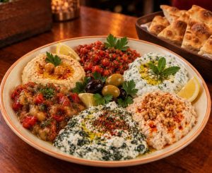 Karışık 2 kişilik meze tabağı soğuk