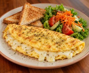 Peynirli omlet