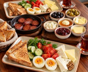 Beyoğlu serpme kahvaltı voor 2 personen
